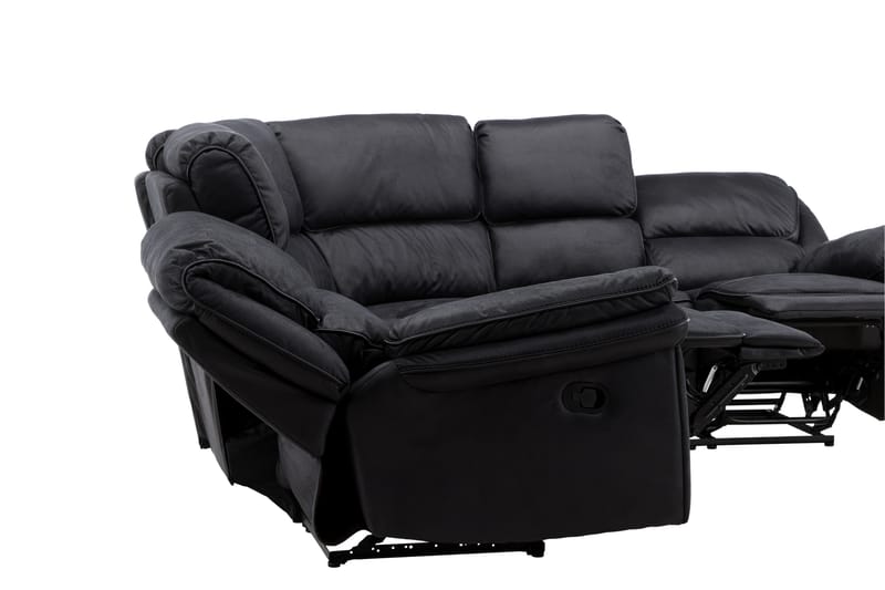 Reclinersofa Phoebe - Svart - Møbler - Sofaer - Reclinersofaer