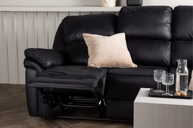 Reclinersofa Phoebe - Svart - Møbler - Sofaer - Reclinersofaer