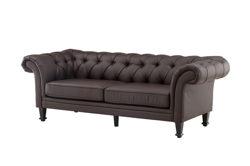 Ätran Chesterfield Sofa 2-seter - Brun - Møbler - Sofaer - 2 seter sofa