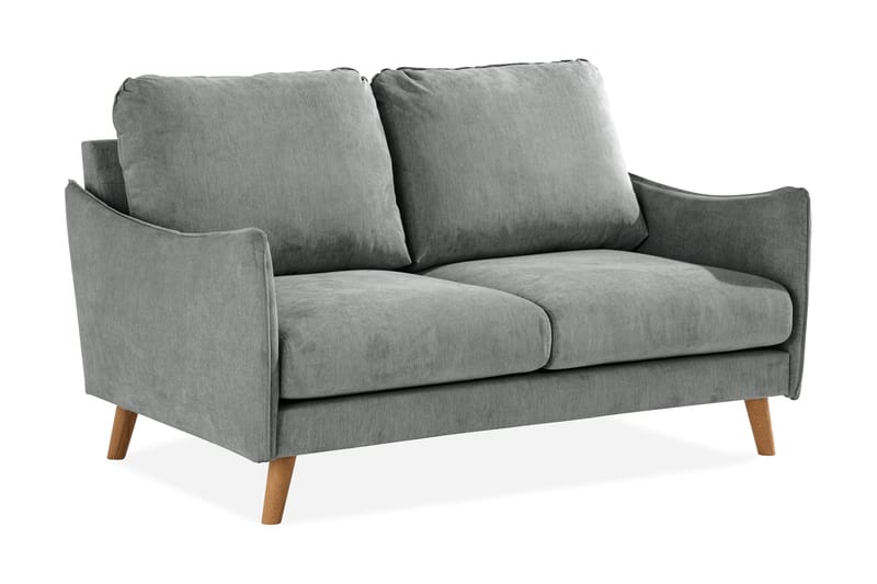 2-seter Sofa Colt Lyx - Grå/Eik - Møbler - Sofaer - 2 seter sofa