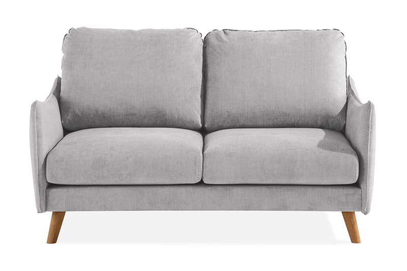 2-seter Sofa Colt Lyx - Lysegrå/Eik - Møbler - Sofaer - 2 seter sofa