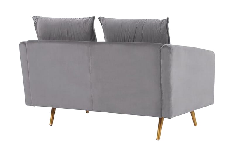 2-seters Sofa Aarsby - Fløyel/Grå - Møbler - Sofaer - 2 seter sofa