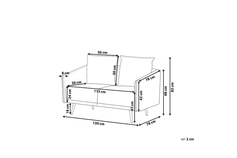 2-seters sofa Aarsby - Møbler - Sofaer - 2 seter sofa