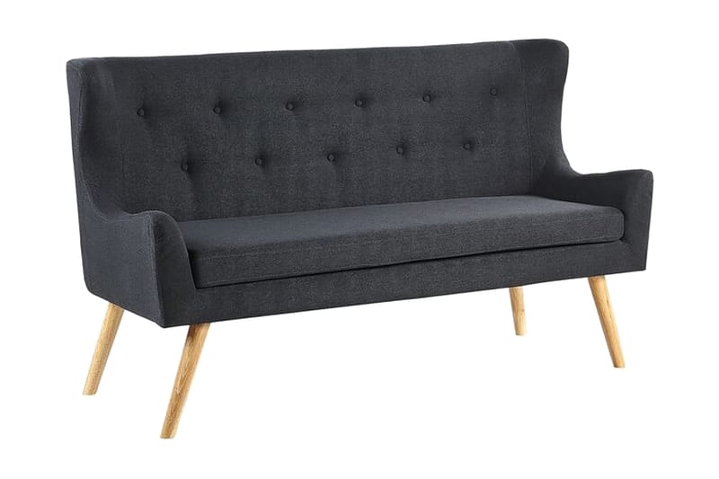 2-seters Sofa Venslev - Svart - Møbler - Sofaer - 2 seter sofa