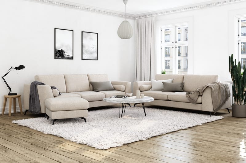 3-seter Sofa Friday Lyx - Beige - Møbler - Sofaer - 2 seter sofa