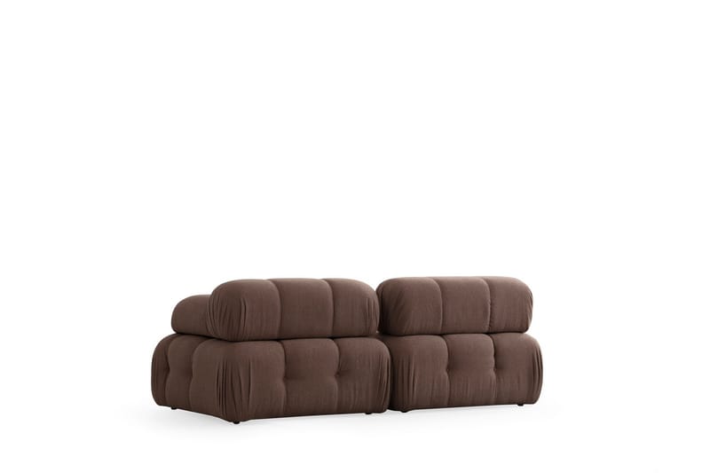 Boblende Sofa 2-seter Belgin - Cappuccino - Møbler - Sofaer - 2 seter sofa