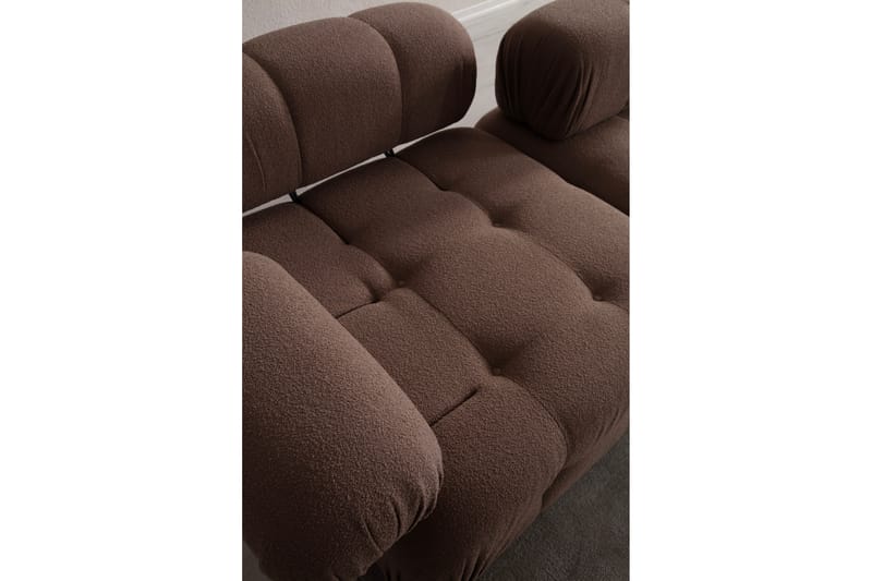 Boblende Sofa 2-seter Belgin - Cappuccino - Møbler - Sofaer - 2 seter sofa