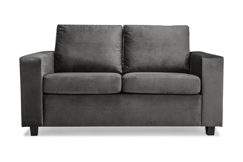 Fløyelssofa Nevada 2-seter - Mørkgrå - Møbler - Sofaer - 2 seter sofa