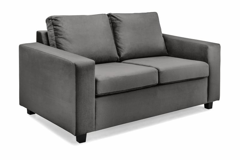 Fløyelssofa Nevada 2-seter - Mørkgrå - Møbler - Sofaer - 2 seter sofa