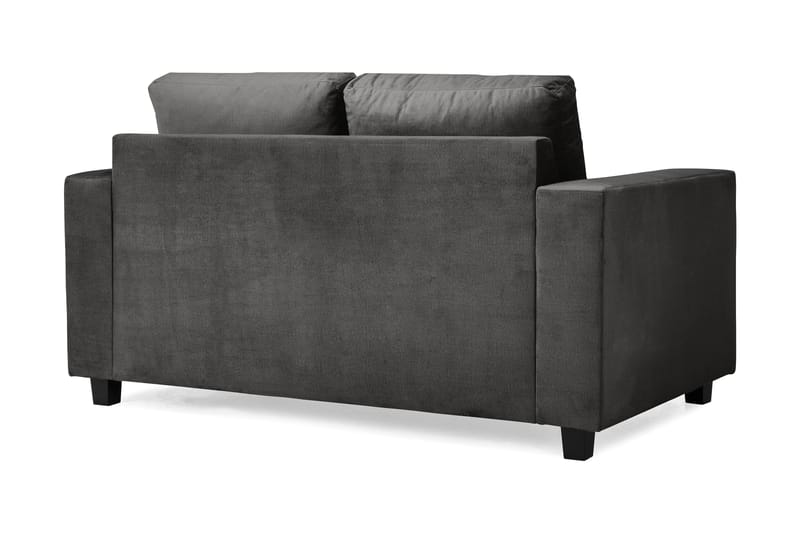 Fløyelssofa Nevada 2-seter - Mørkgrå - Møbler - Sofaer - 2 seter sofa