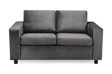 Fløyelssofa Nevada 2-seter - Mørkgrå - Møbler - Sofaer - 2 seter sofa