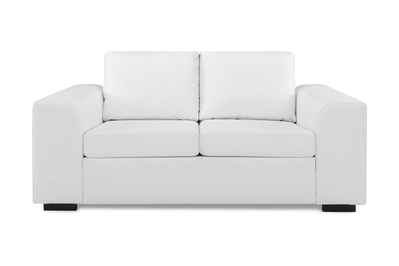 Sofa Alter 2-seter Kunstlær - Hvit - Møbler - Sofaer - 2 seter sofa