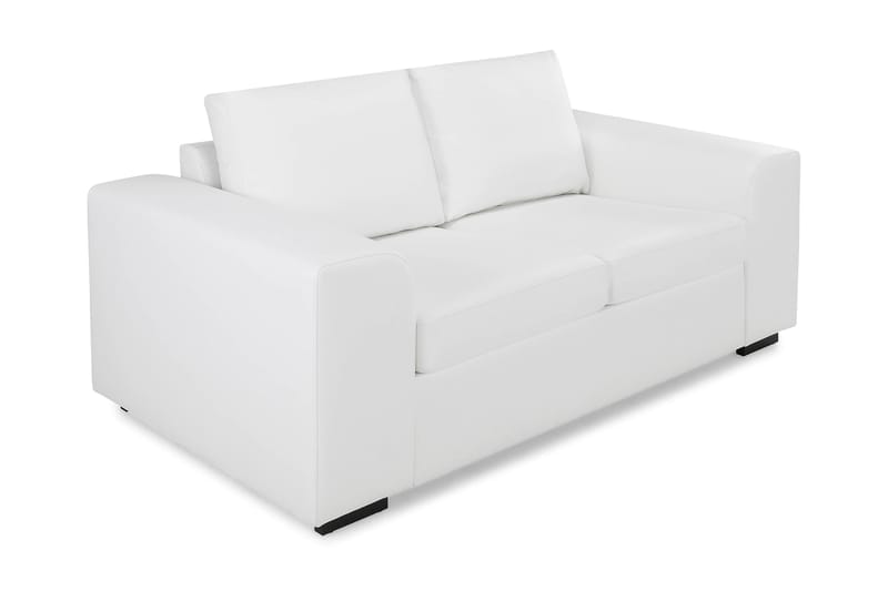 Sofa Alter 2-seter Kunstlær - Hvit - Møbler - Sofaer - 2 seter sofa