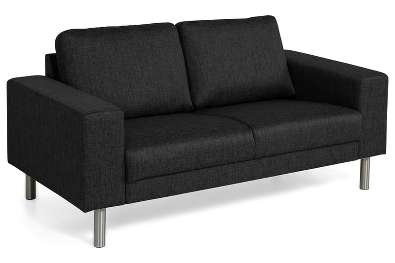 Sofa Erstavik 2-seter - Svart - Møbler - Sofaer - 2 seter sofa