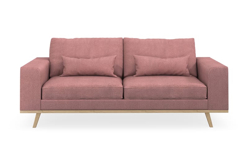 Sofa Haga 2-seter Lin - Lyserød - Møbler - Sofaer - 2 seter sofa