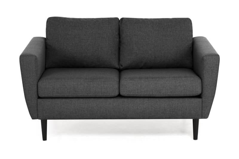 Sofa Hudson 2-seter - Mørkgrå|Svart - Møbler - Sofaer - 2 seter sofa