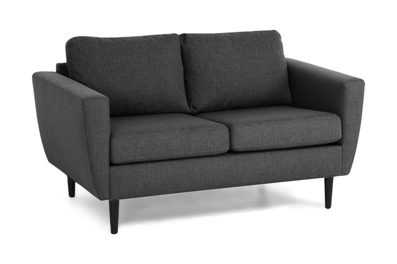 Sofa Hudson 2-seter - Mørkgrå|Svart - Møbler - Sofaer - 2 seter sofa