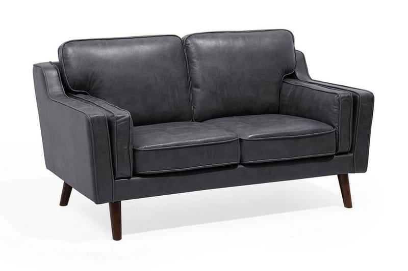 Sofa Lokka 2-seter - Svart | Grå - Møbler - Sofaer - 2 seter sofa