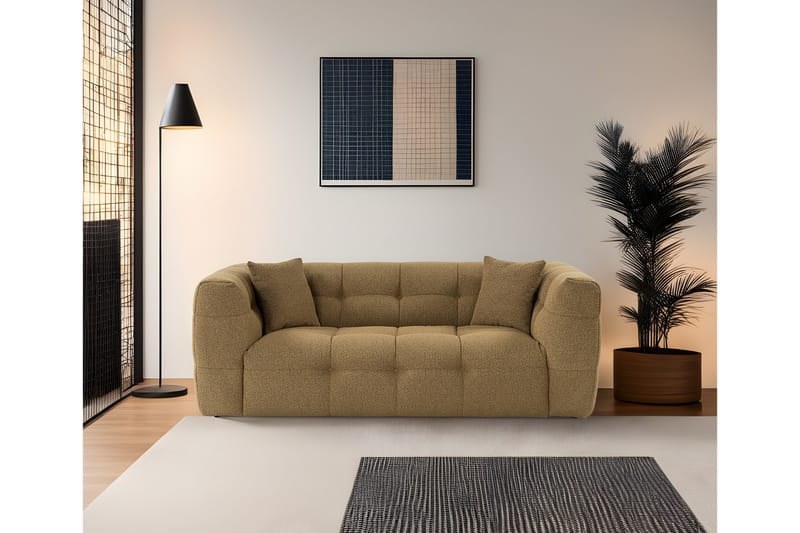 Sofa Manato 2-sits - Khaki - 2 seter sofa