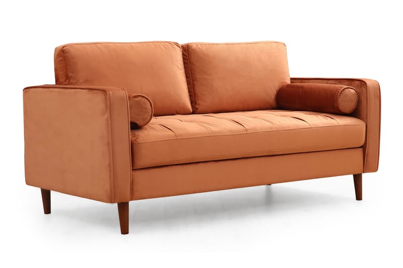 Sofa Puento 2-seters - Oransje - Møbler - Sofaer - 2 seter sofa