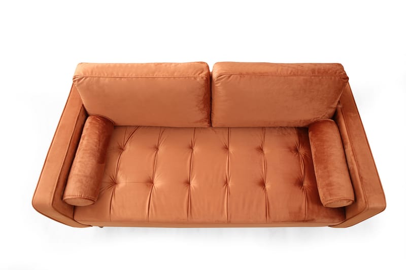 Sofa Puento 2-seters - Oransje - Møbler - Sofaer - 2 seter sofa