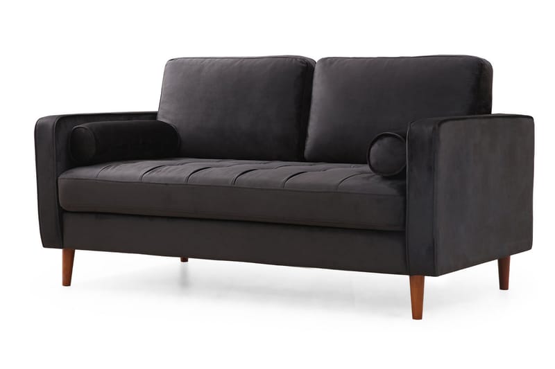 Sofa Puento 2-seters - Svart - Møbler - Sofaer - 2 seter sofa