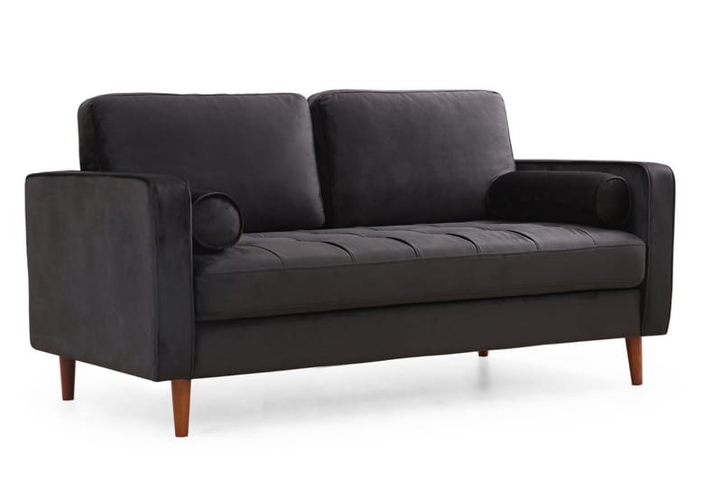 Sofa Puento 2-seters - Svart - Møbler - Sofaer - 2 seter sofa