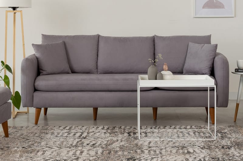 3-seter Franchak Sofa - Grå - Møbler - Sofaer - 3 seter sofa