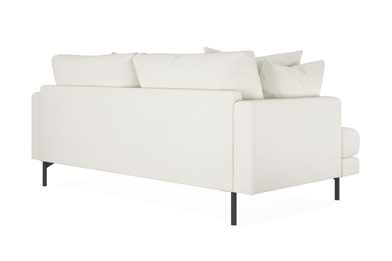 3-seter Sofa Armunia - Hvit Bouclé - Møbler - Sofaer - 3 seter sofa