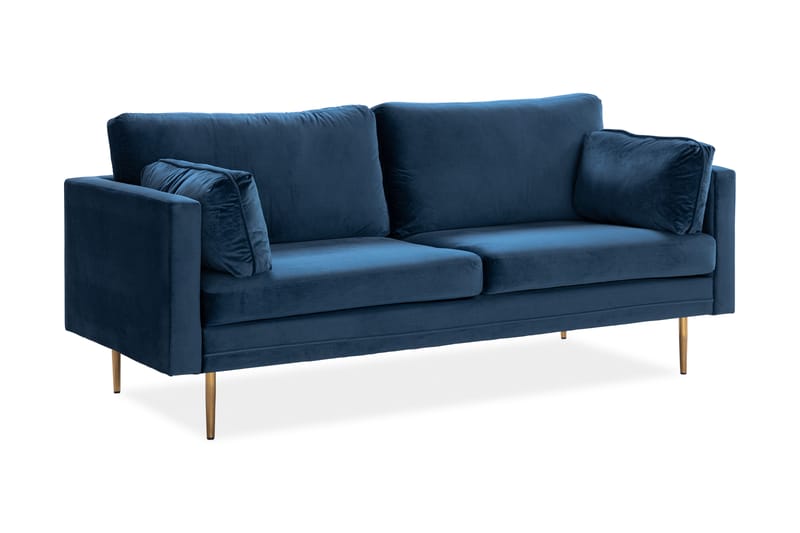 3-seter Sofa Bloom - Blå - Møbler - Sofaer - 3 seter sofa