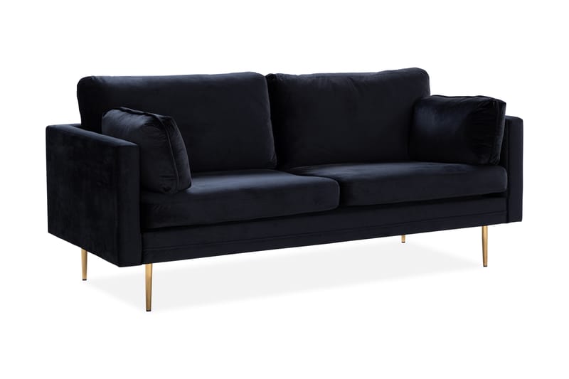 3-seter Sofa Bloom - Svart - Møbler - Sofaer - 3 seter sofa