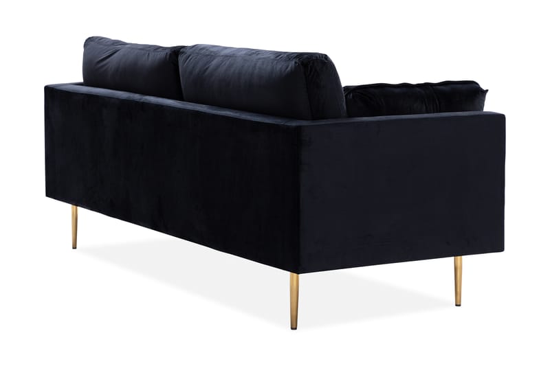 3-seter Sofa Bloom - Svart - Møbler - Sofaer - 3 seter sofa