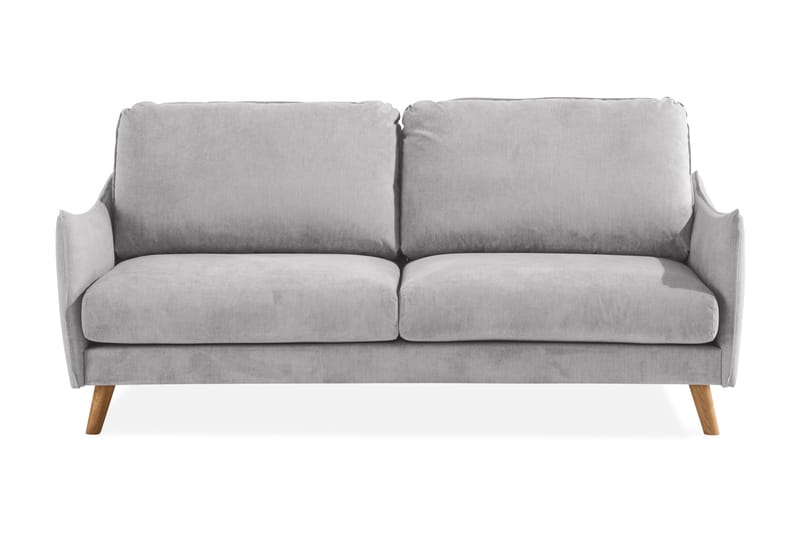 3-seter Sofa Colt Lyx - Lysegrå/Eik - Møbler - Sofaer - 3 seter sofa