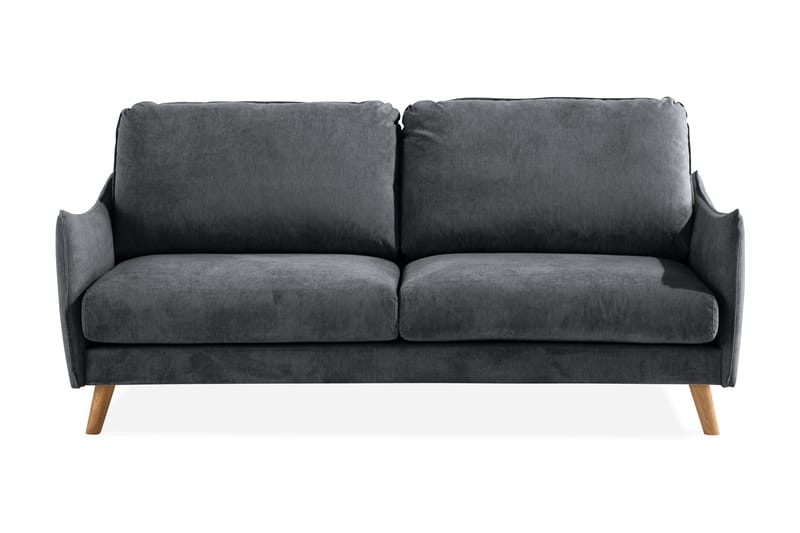 3-seter Sofa Colt Lyx - Mørkegrå/Eik - Møbler - Sofaer - 3 seter sofa