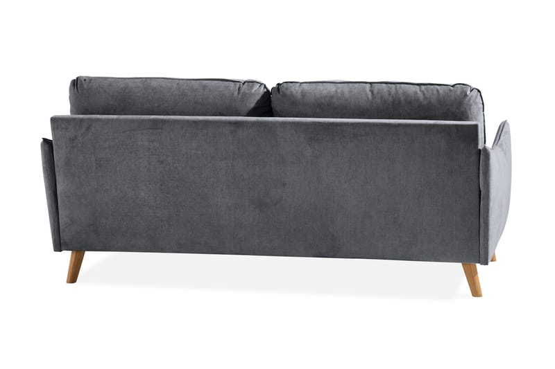 3-seter Sofa Colt Lyx - Mørkegrå/Eik - Møbler - Sofaer - 3 seter sofa