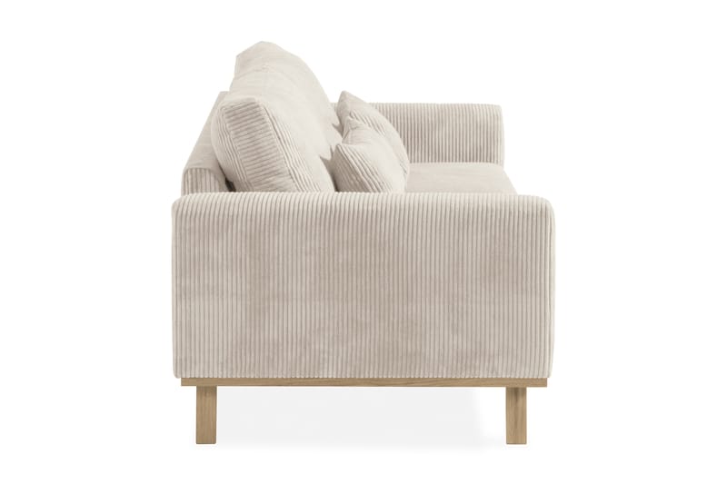 3-seter Sofa Haga Cordfløyel - Beige - Møbler - Sofaer - 3 seter sofa