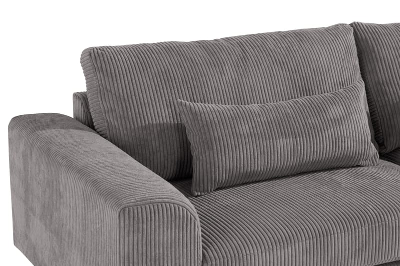 3-seter Sofa Haga Cordfløyel - Grå - Møbler - Sofaer - 3 seter sofa