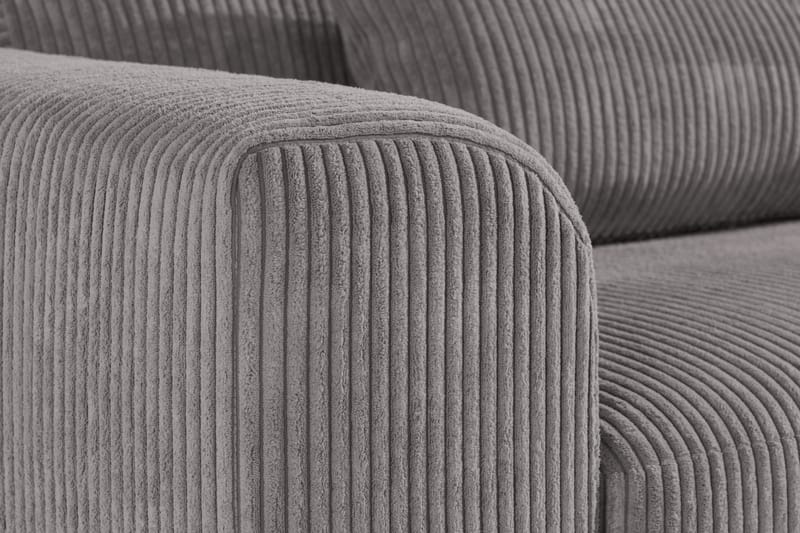 3-seter Sofa Haga Cordfløyel - Grå - Møbler - Sofaer - 3 seter sofa