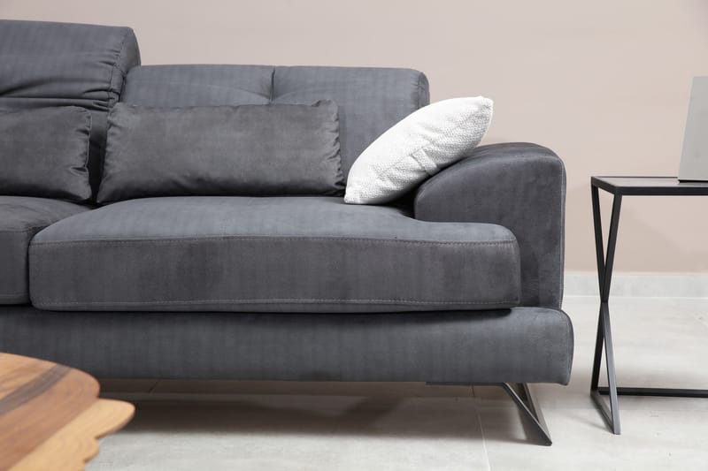 3-Seter Sofa Kahr - Svart - Møbler - Sofaer - 3 seter sofa