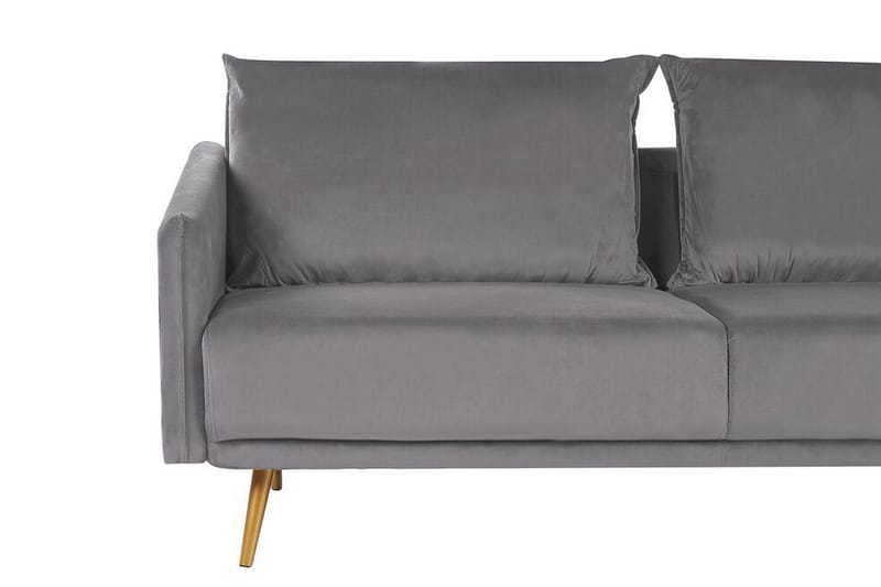 3-seters Sofa Aarsby - Fløyel/Grå - Møbler - Sofaer - 3 seter sofa