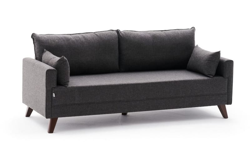 3-seters sofa Burundi - Antrasitt / Natur - Møbler - Sofaer - 3 seter sofa