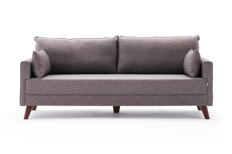 3-seters Sofa Burundi - Brun/Natur - 3 seter sofa