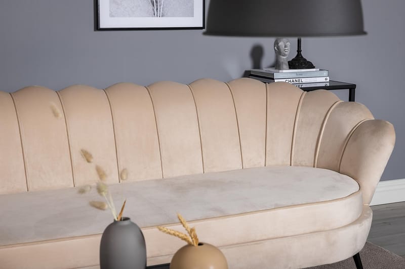 3-seters Sofa Kelle - Beige - Møbler - Sofaer - 3 seter sofa