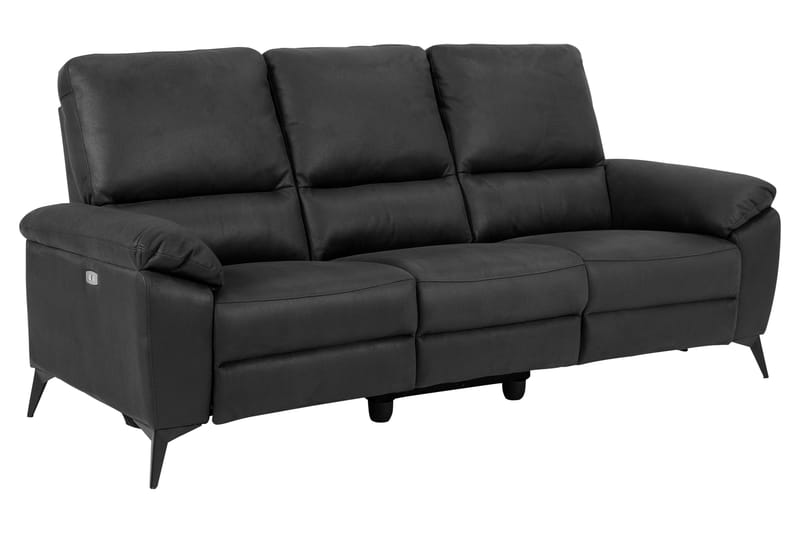 3-seters Sofa Kragsta Elektrisk - Grå / Svart - Møbler - Sofaer - 3 seter sofa