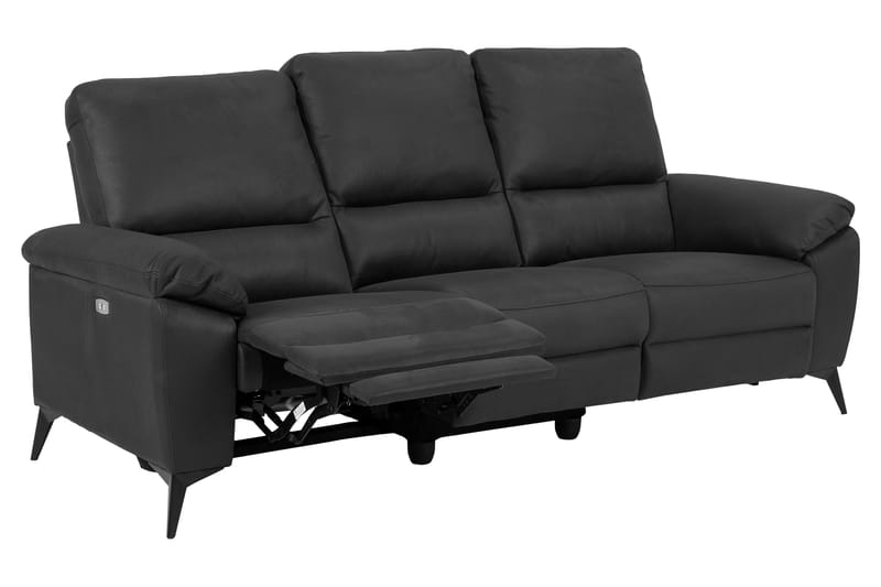 3-seters Sofa Kragsta Elektrisk - Grå / Svart - Møbler - Sofaer - 3 seter sofa