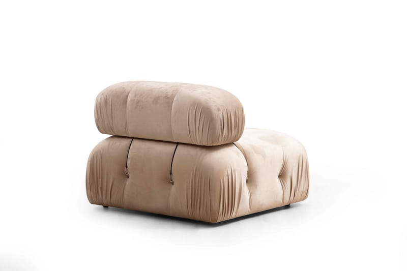 Boblende Sofa 3-seter Belgin - Beige - Møbler - Sofaer - 3 seter sofa