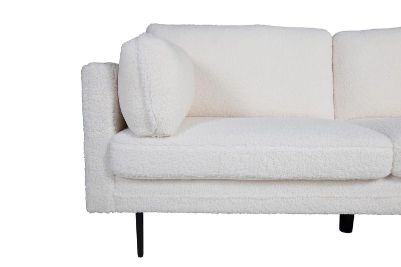 Boom 3-seter Sofa Teddystoff - Hvit - Møbler - Sofaer - 3 seter sofa