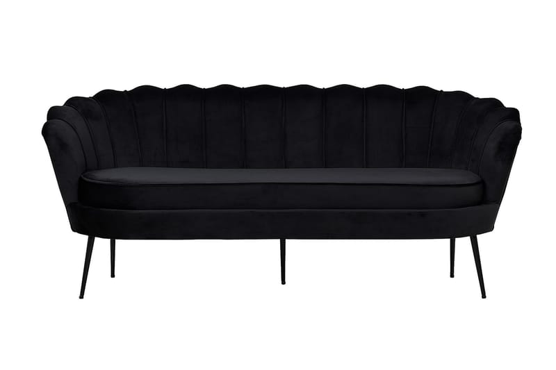 Calais 3-seters Sofa - Svart - Møbler - Sofaer - 3 seter sofa