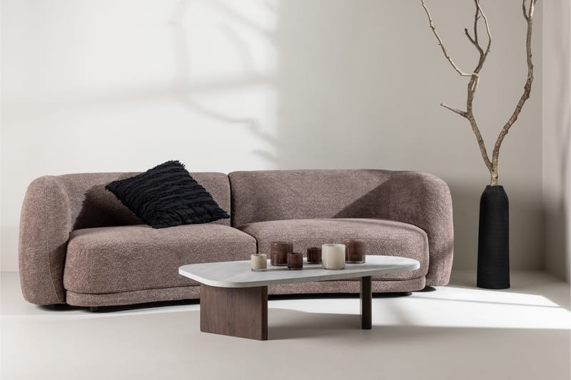 Cielo 3-seters Sofa - Brun - Møbler - Sofaer - 3 seter sofa