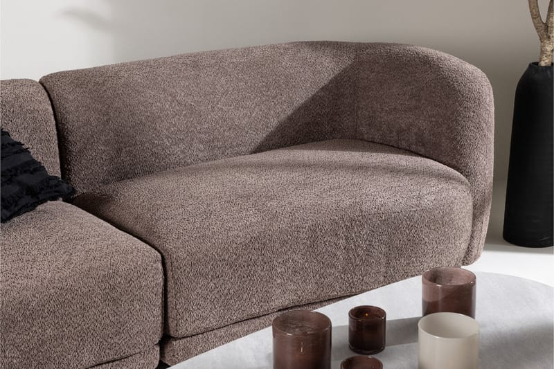 Cielo 3-seters Sofa - Brun - Møbler - Sofaer - 3 seter sofa